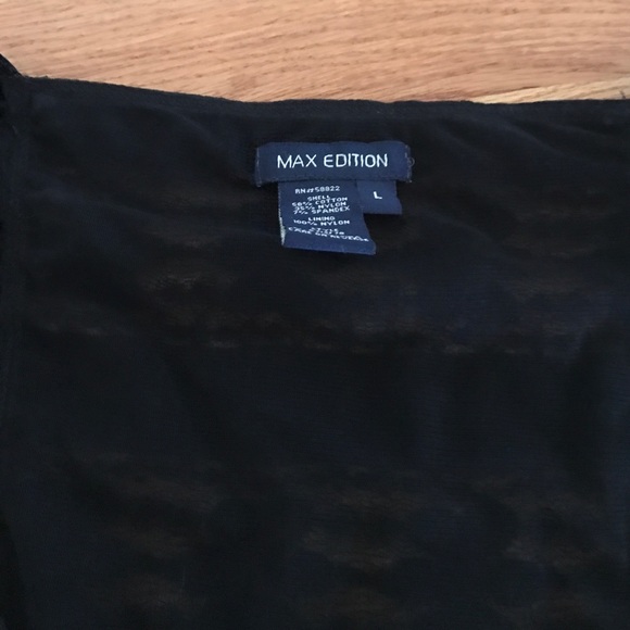 Max Edition Lace black shirt. Large. - Picture 2 of 4