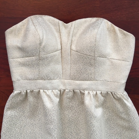 Champagne Cocktail Dress With Pockets - Picture 2 of 6