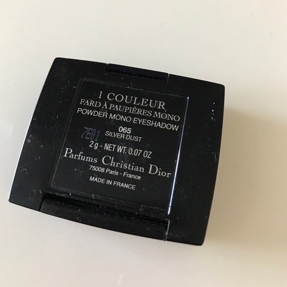 Christian dior single eye shadow 065 silver dust - Picture 3 of 3
