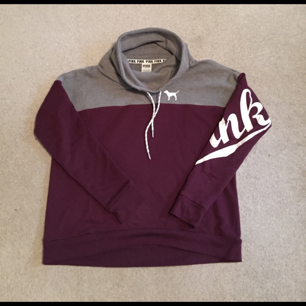 PINK Cowl neck sweatshirt