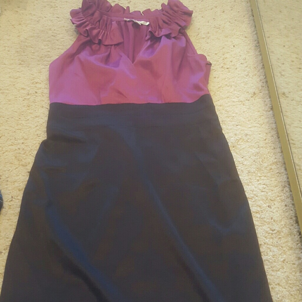 Purple ans black dress