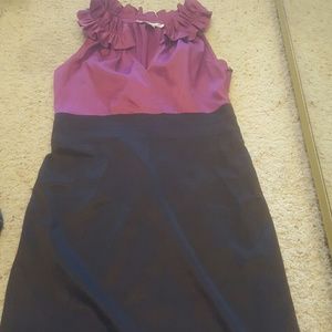 Purple ans black dress