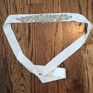 Rhinestone wedding belt