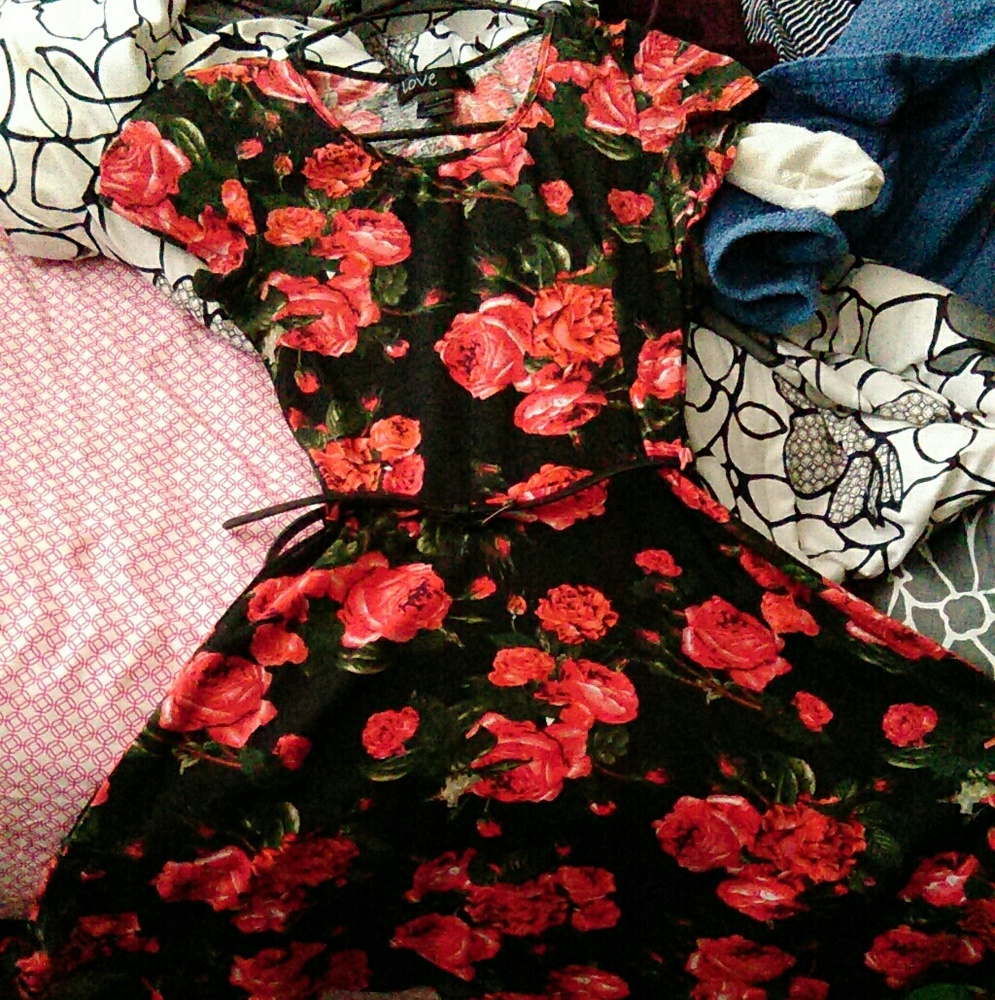 Floral Knee-length Dress