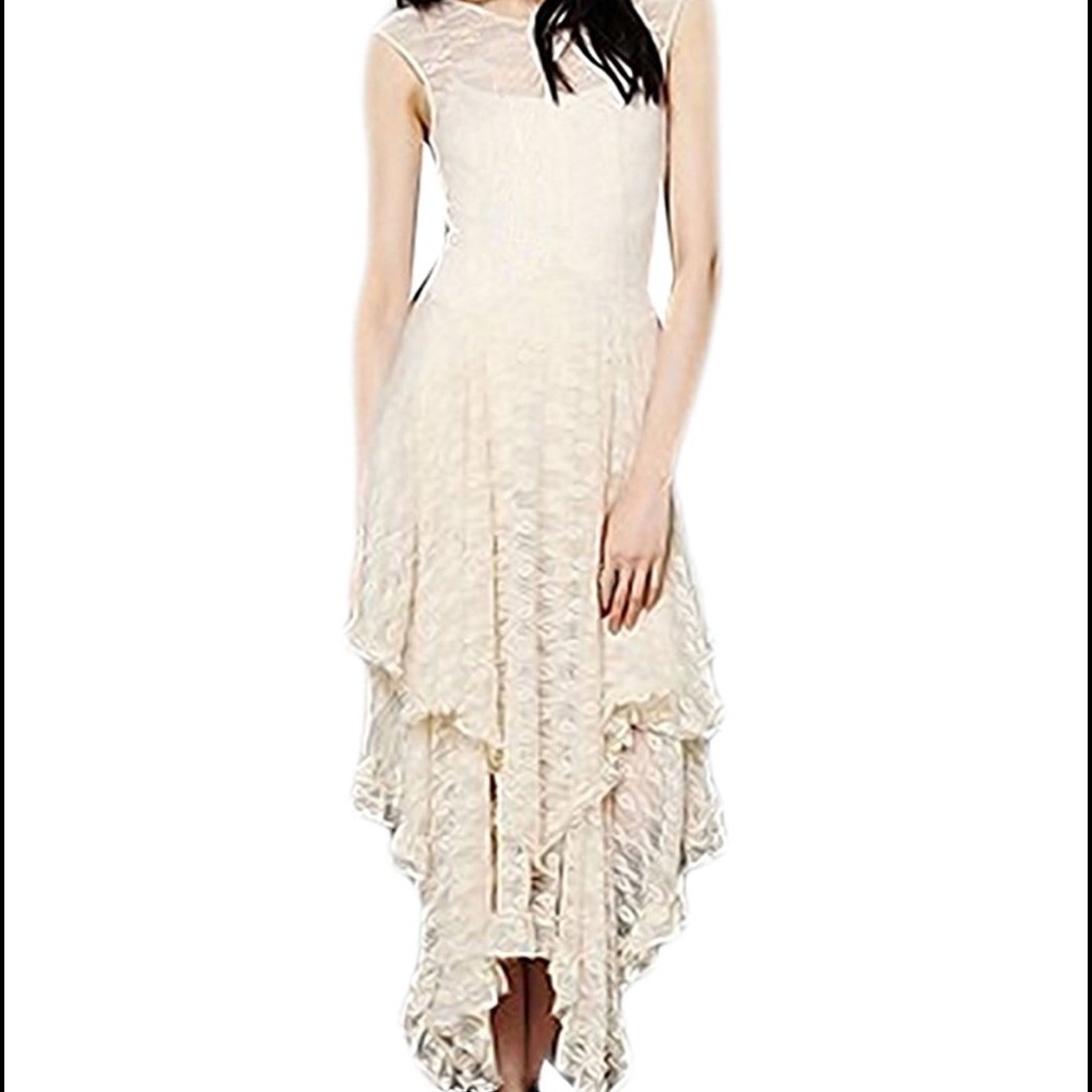 Lace boho dress