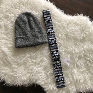 NWT bundle - tie and matching beanie