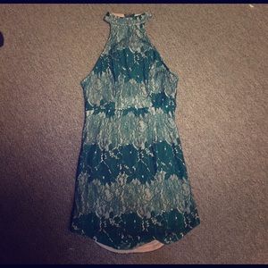 Green homecoming/formal dress
