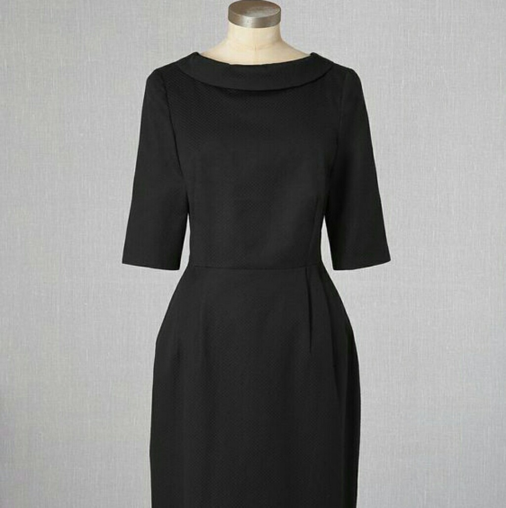 Boden Wardour Black Dress
