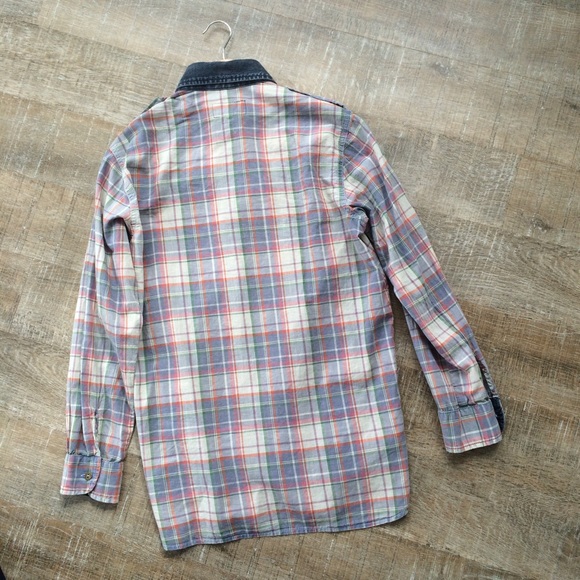Sale! NWT! Current/Elliott plaid "perfect shirt" - Picture 4 of 4