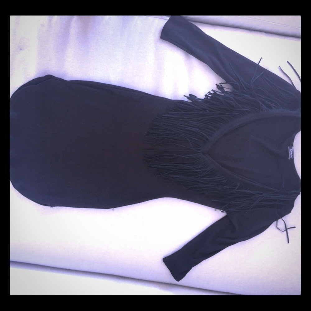 Curved hem tunic/mini dress