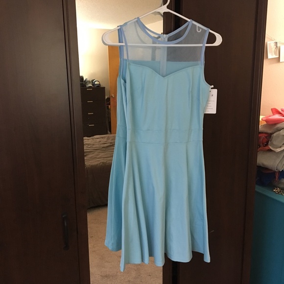 BABY BLUE A-line DRESS 👗 - Picture 3 of 3