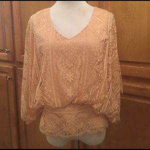 Anthropologie lace top