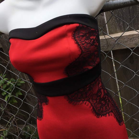 Women's Fedricks of Hollywood Red Dress Size XS - Picture 3 of 8