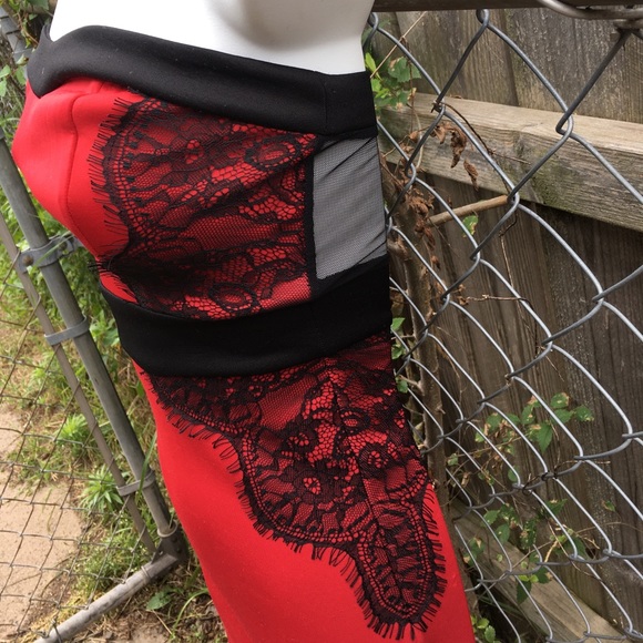 Women's Fedricks of Hollywood Red Dress Size XS - Picture 4 of 8