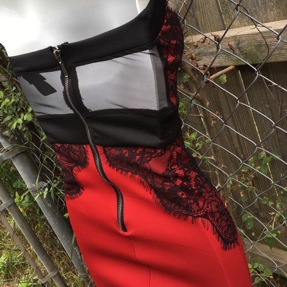 Women's Fedricks of Hollywood Red Dress Size XS - Picture 6 of 8