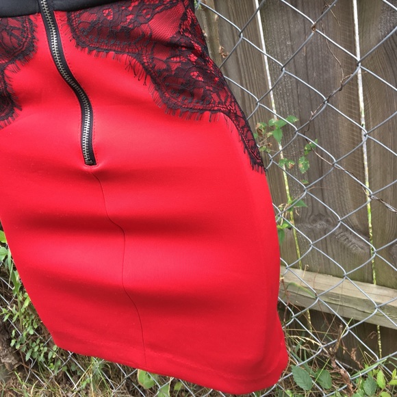 Women's Fedricks of Hollywood Red Dress Size XS - Picture 7 of 8