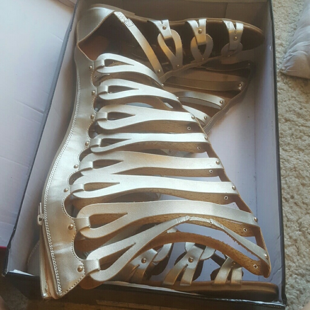 wide calf gladiator sandals