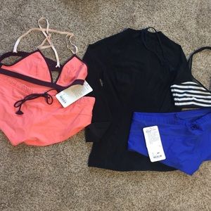 Lululemon Black Rashie Rash Guard