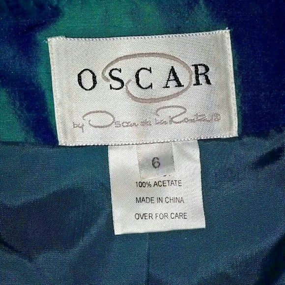 Peacock Teal Silk Trophy/Cocktail/Party Jacket - Picture 6 of 7