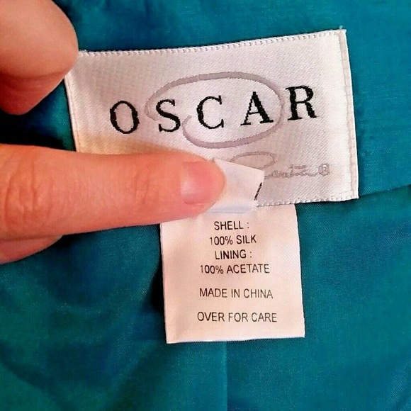 Peacock Teal Silk Trophy/Cocktail/Party Jacket - Picture 7 of 7