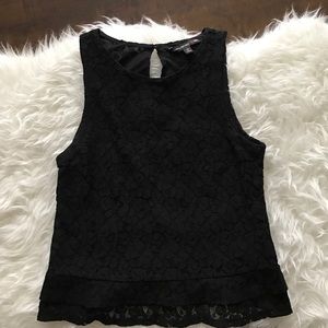 Banana Republic - Mad Men lace cropped blouse.