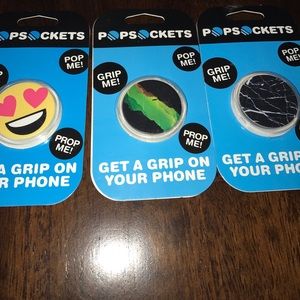 Pop sockets/mobile phone grips
