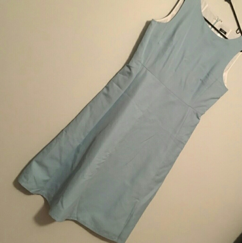 J. Crew Light Blue A-Line Dress