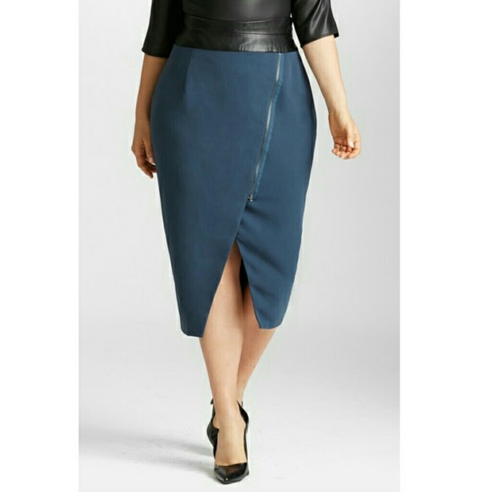 NWOT 20W MYNT 1792 High Waist Midi Skirt