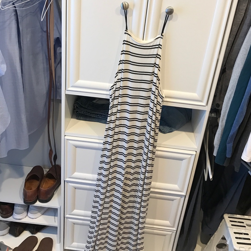 Striped maxi dress