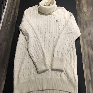 Ralph Lauren sport Cream turtleneck sweater