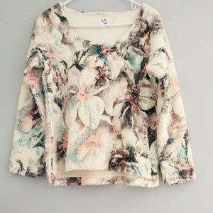💛sale💛Anthropologie Pullover By Sam &Lavi Floral