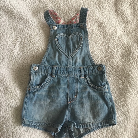 baby girl denim overalls