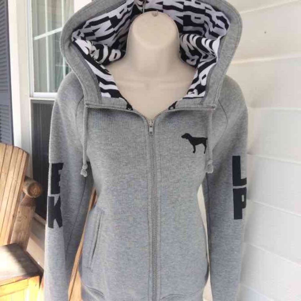 Pink fashion show full zip jacket