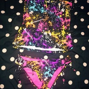 Tie Dye Splatter Bikini