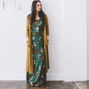 LOWERED PRICE LuLaRoe mustard Sarah cardigan XS.