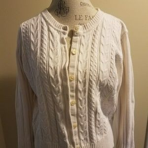 Euc xl cream cardigan