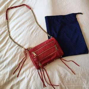 Rebecca Minkoff "moto five zip"