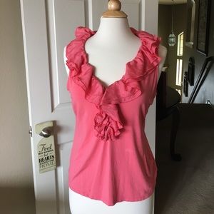 Ralph Lauren Pink Tank Blouse. Size XL. So sweet!