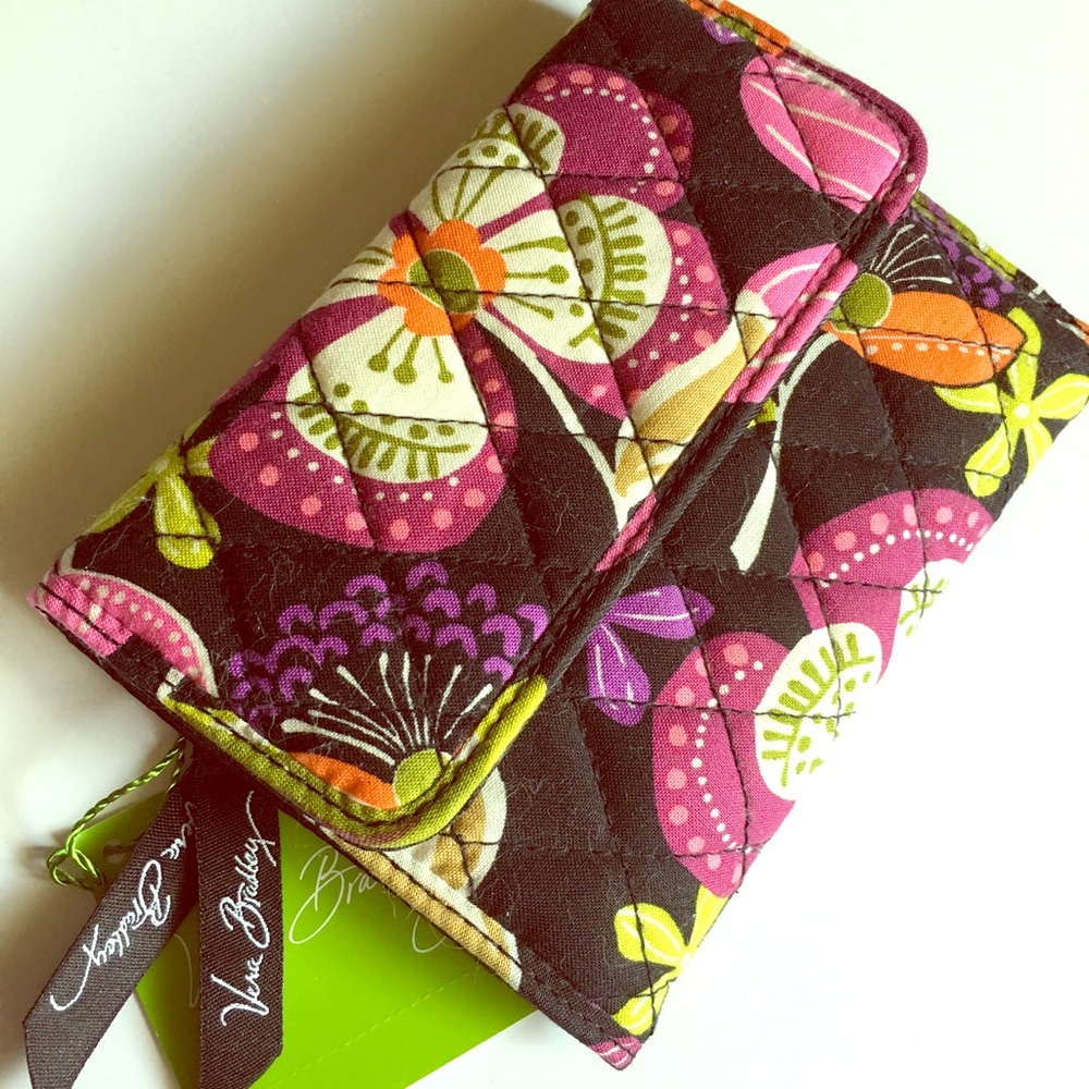 Vera Bradley Euro Wallet Pirouette Pink