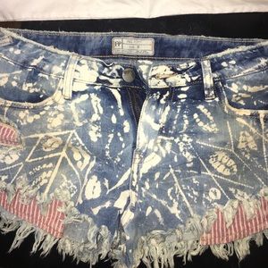 NEVER WORN- Free People jean shorts