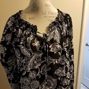LG RalpLauren cotton blouse Euc