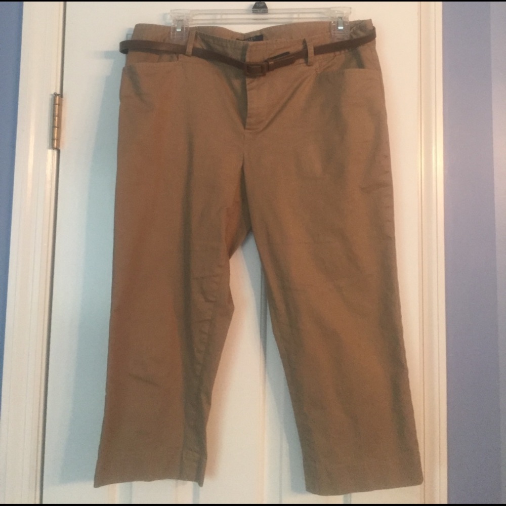 Khaki Capri by chaps