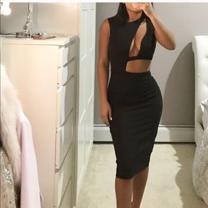 House of cb black dress