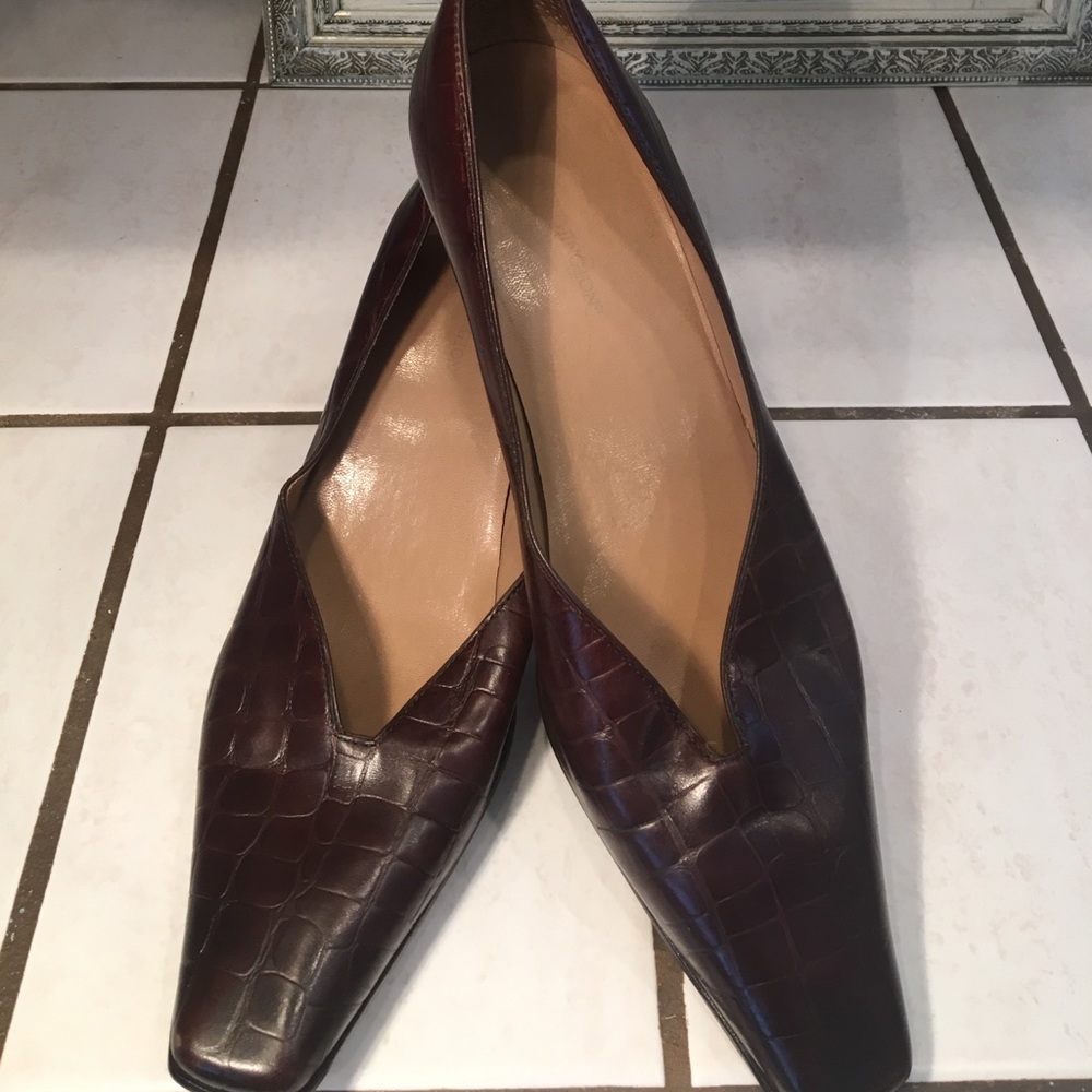 Leather heels