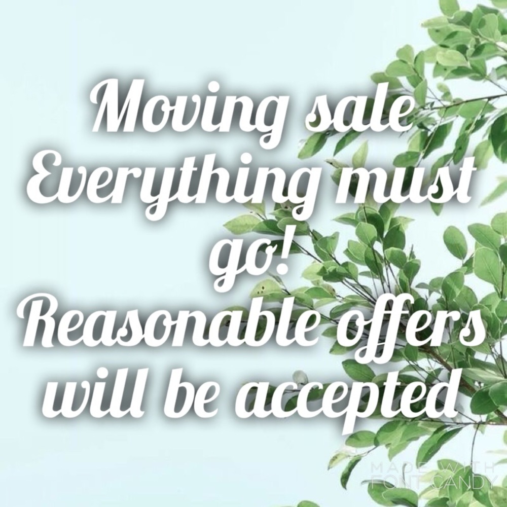 Make me an offer! Moving in the next 2 wks!