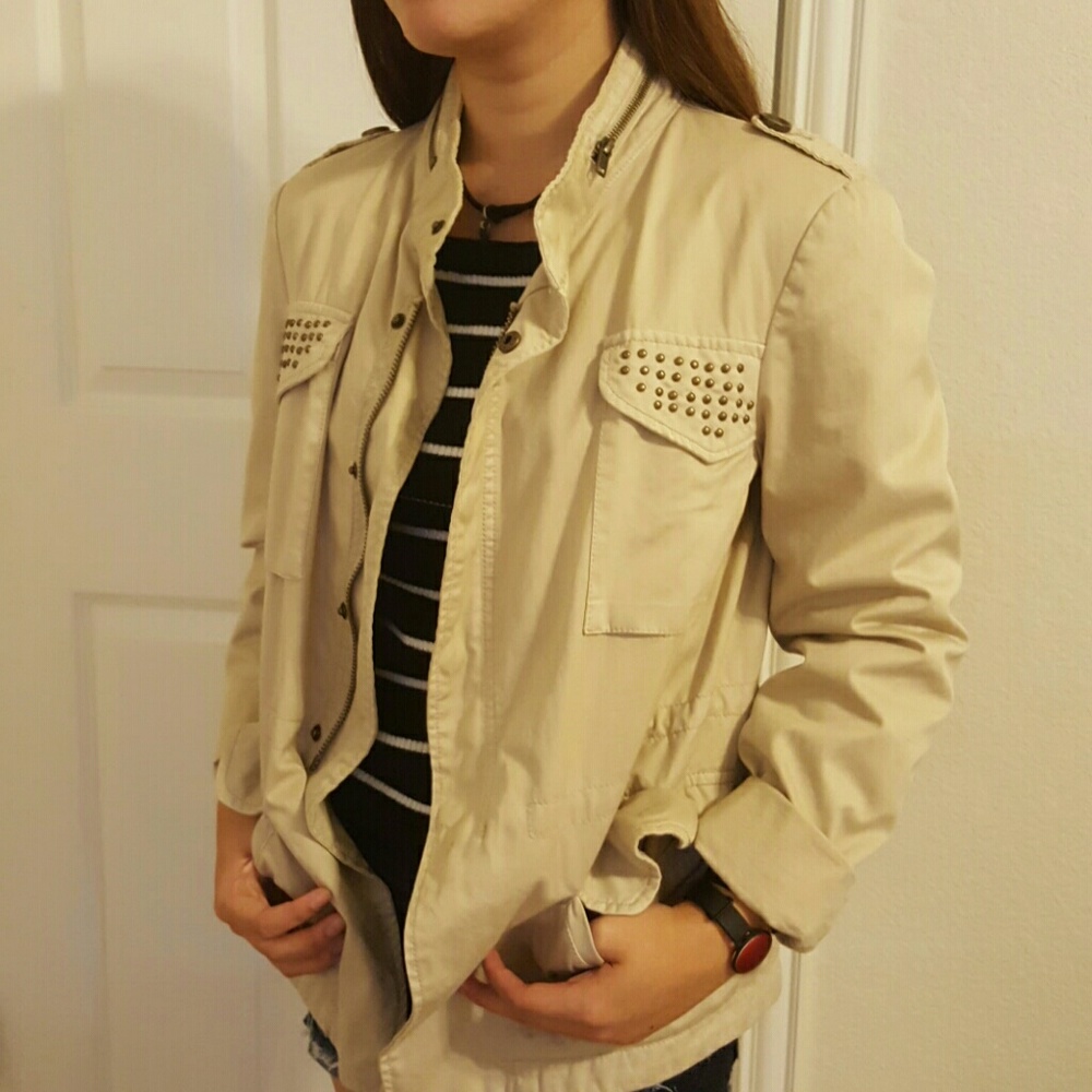 Zara Basic Khaki Jacket
