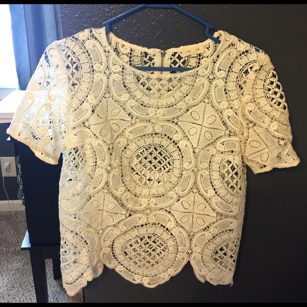 Ivory Lace Top