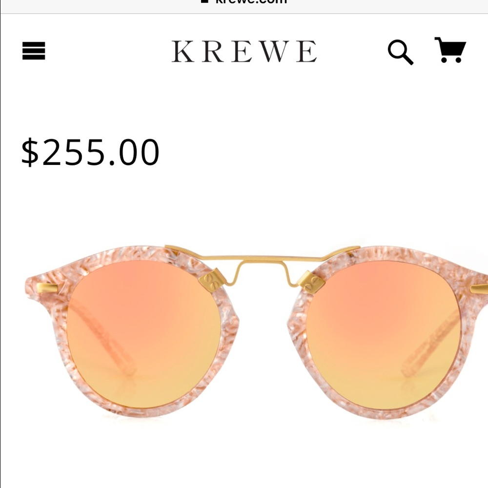 Rose gold krewe du optic