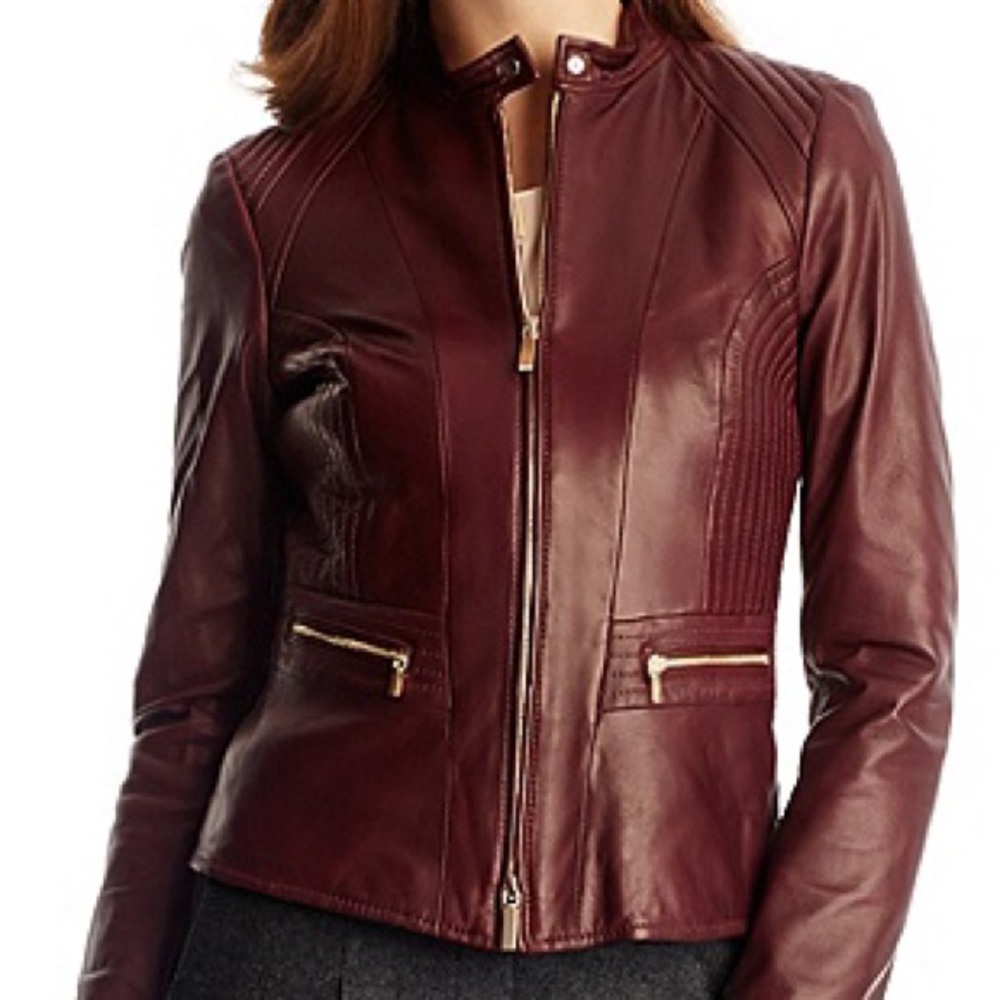 Hugo Boss-leather jacket