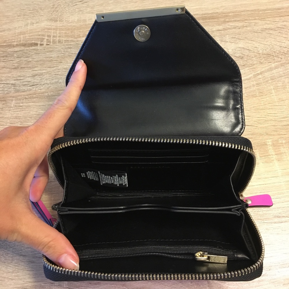 BCBGMAXAZRIA Pink Wallet Wristlet - Picture 3 of 6